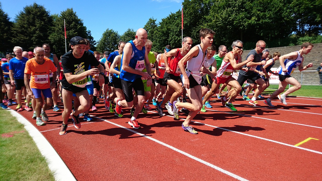 begin, people run, run, road running, athletes, running, jogging, tartan track, run, run, running, running, running, running, running